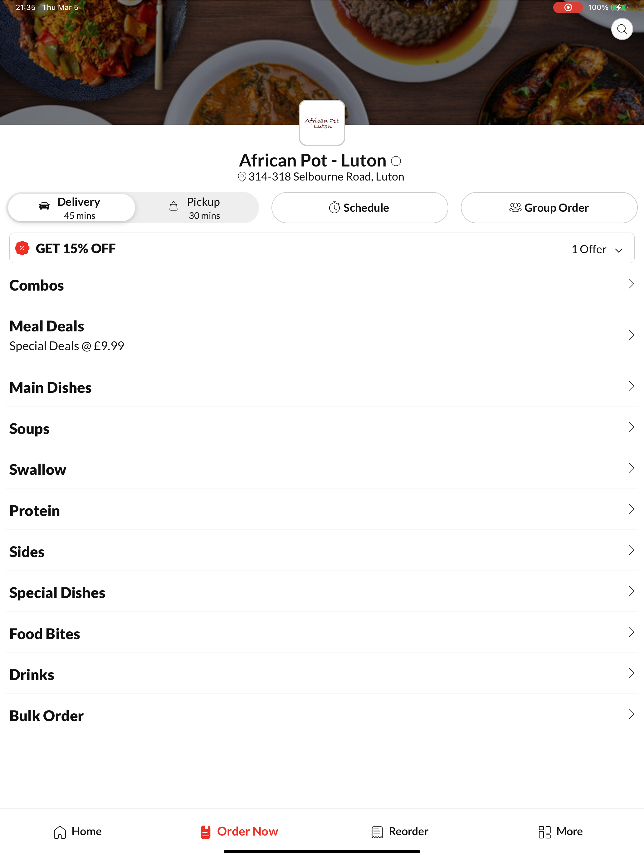 African Pot - Luton screenshot 6