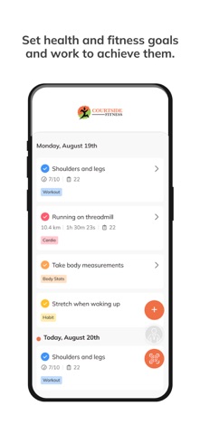 Courtside Fitness screenshot