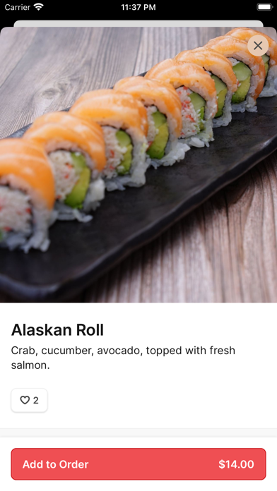 Yanagi Kitchen To Go iPhone screenshot 3 - Food & Drink app