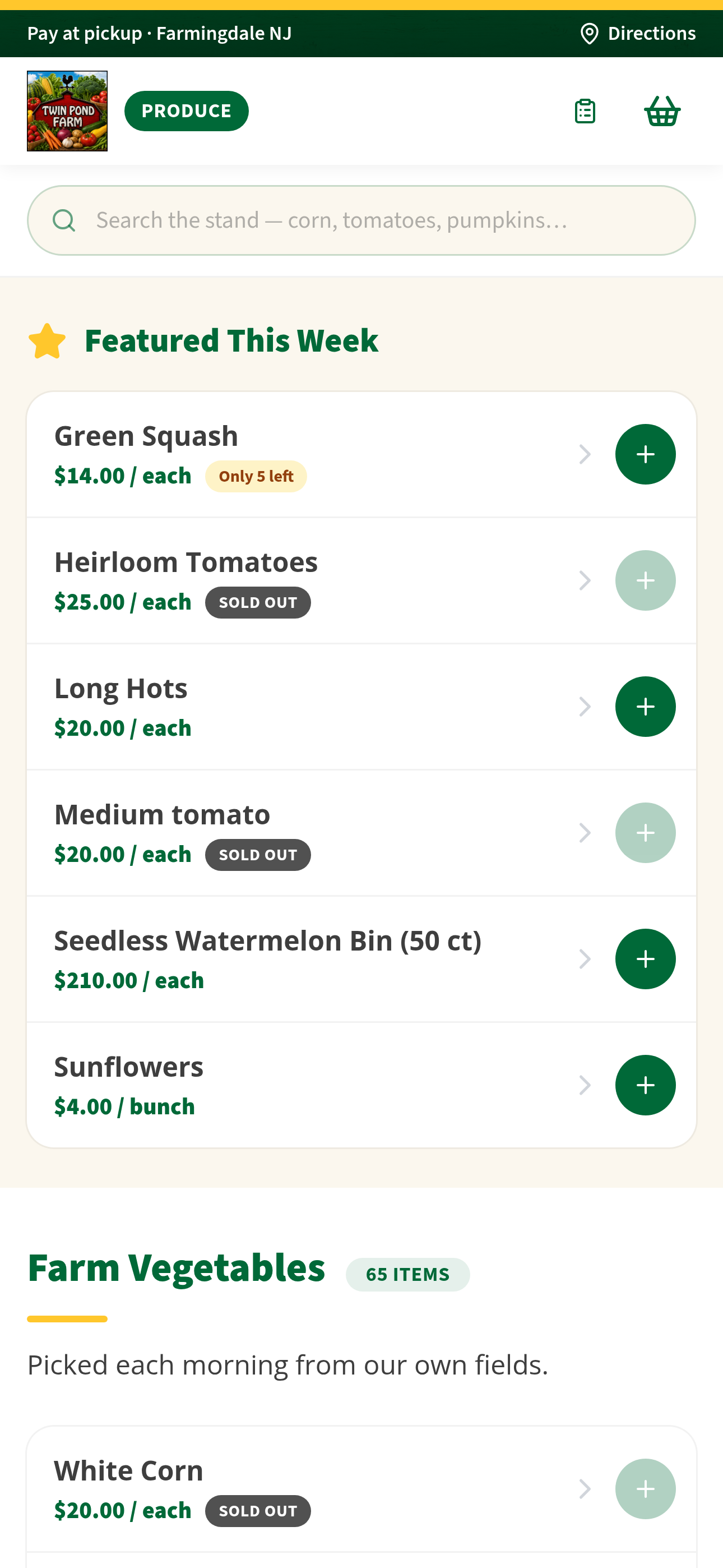 Twin Pond Produce screenshot 4
