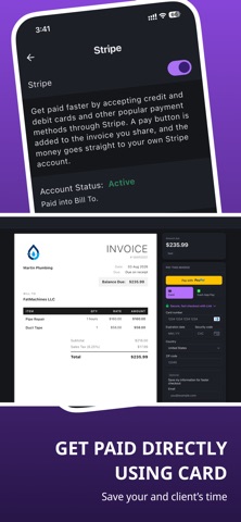 Invoice Maker - Quick Easy PDF iPhone screenshot