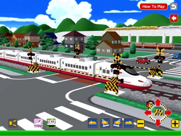 Railroad Crossing Train 3D S iPad screenshot
