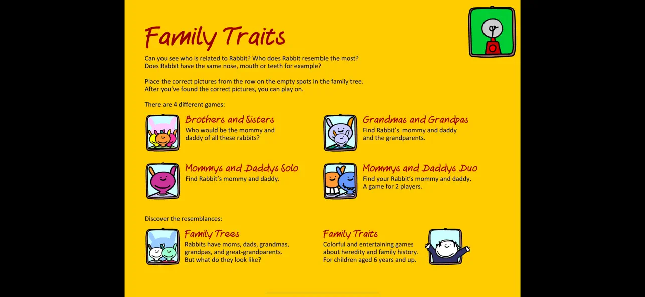 Screenshot #2 pour Family Traits