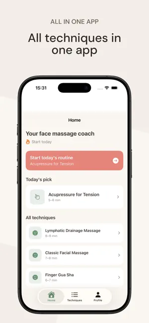 LIOE Face Massage: Yoga & Lift screenshot 4