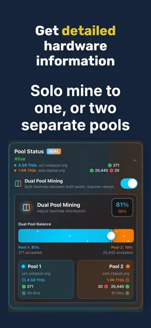 HashWatcher-Miner Dashboard screenshot 4