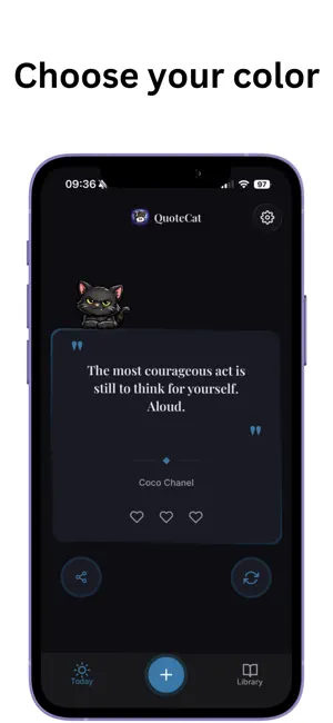 QuoteCat - Personal Quotes screenshot 3