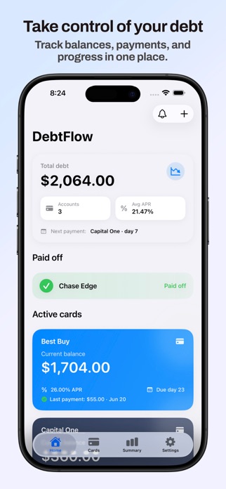 DebtFlow Screenshot 1 of 5