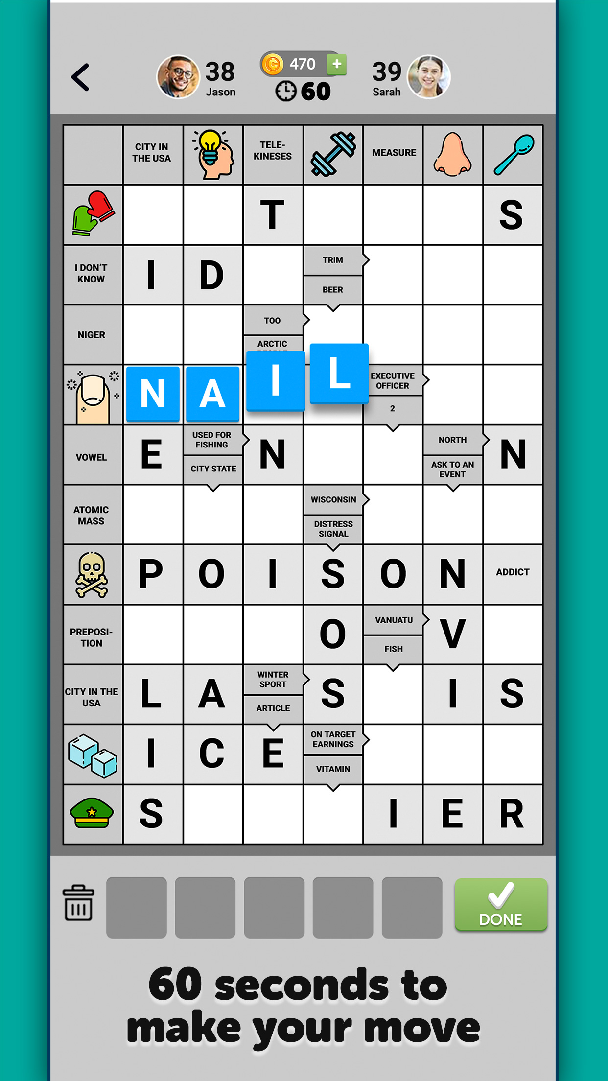 Wordgrams - Crossword & Puzzle screenshot 1