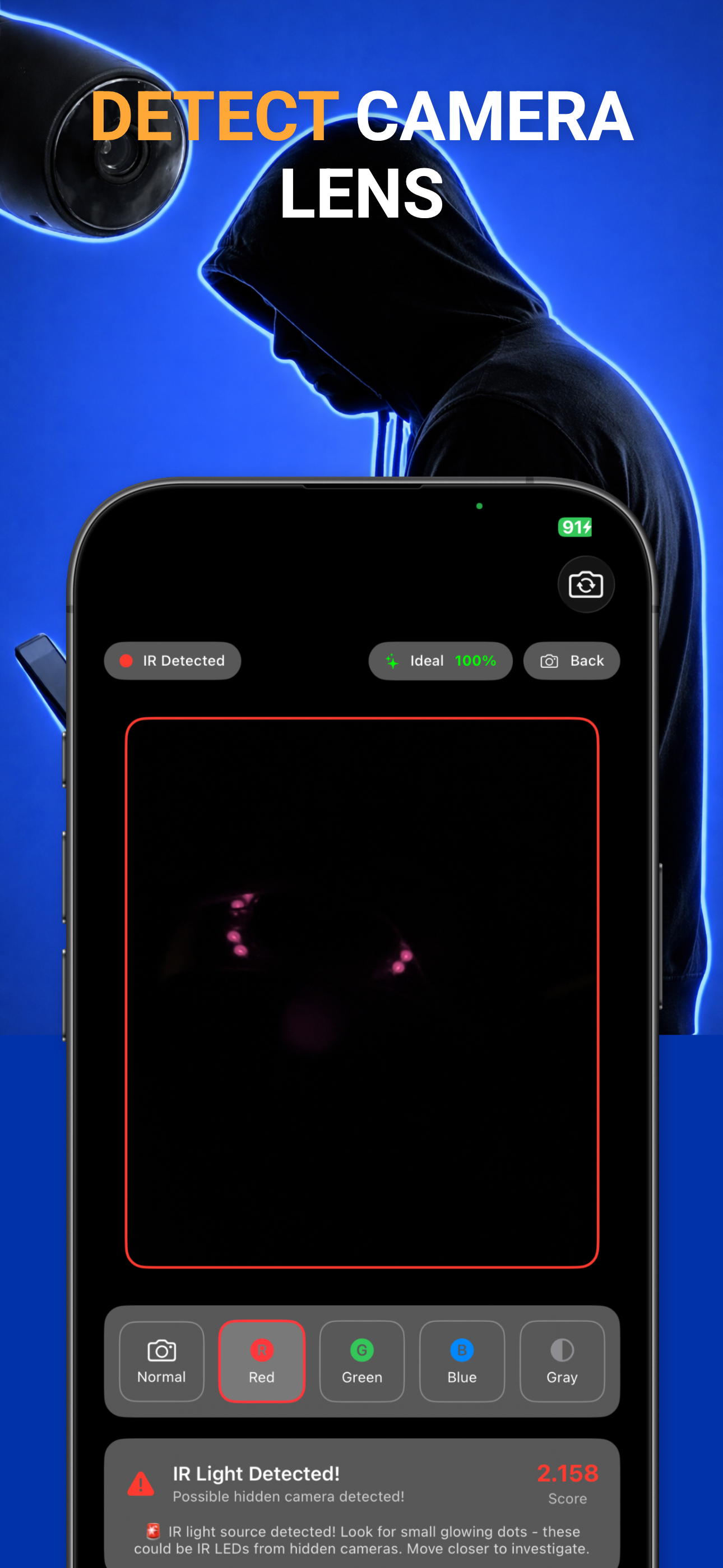 Hidden Camera Detector ScanApp screenshot 2