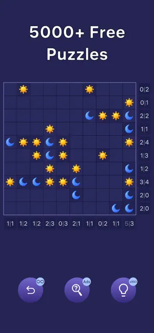 Tango: Binairo Logic Puzzles screenshot 3