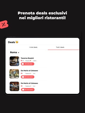 Bestie Bite: scopri ristoranti iPad screenshot 5