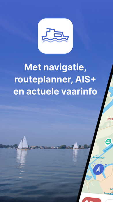 Screenshot #1 pour Waterkaarten: voies navigables