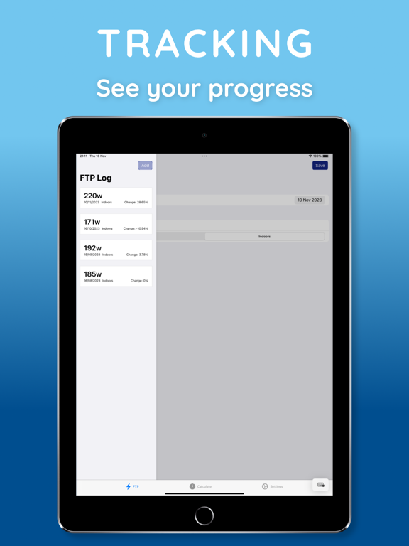 Screenshot #6 pour FTP Cycling Tracker