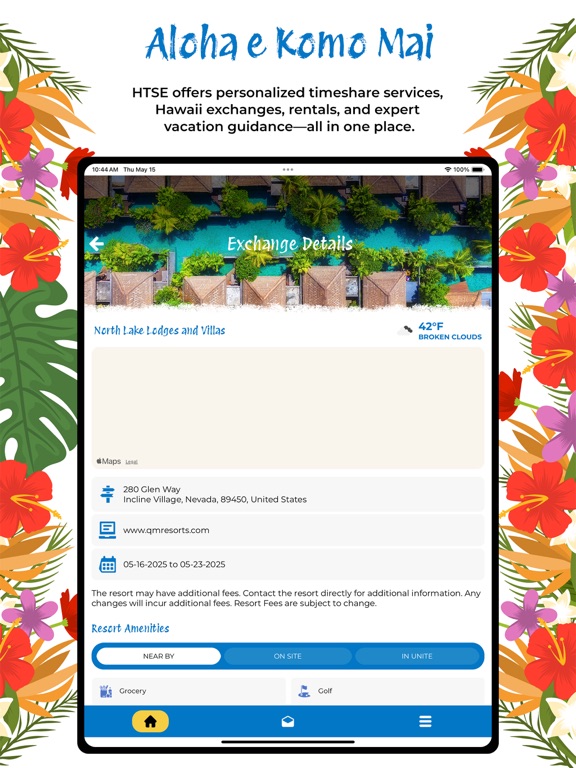 Hawaii Time Share Exchange iPad screenshot