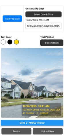 CustomStamp – Timestamp & GPS Screenshot 4 of 4