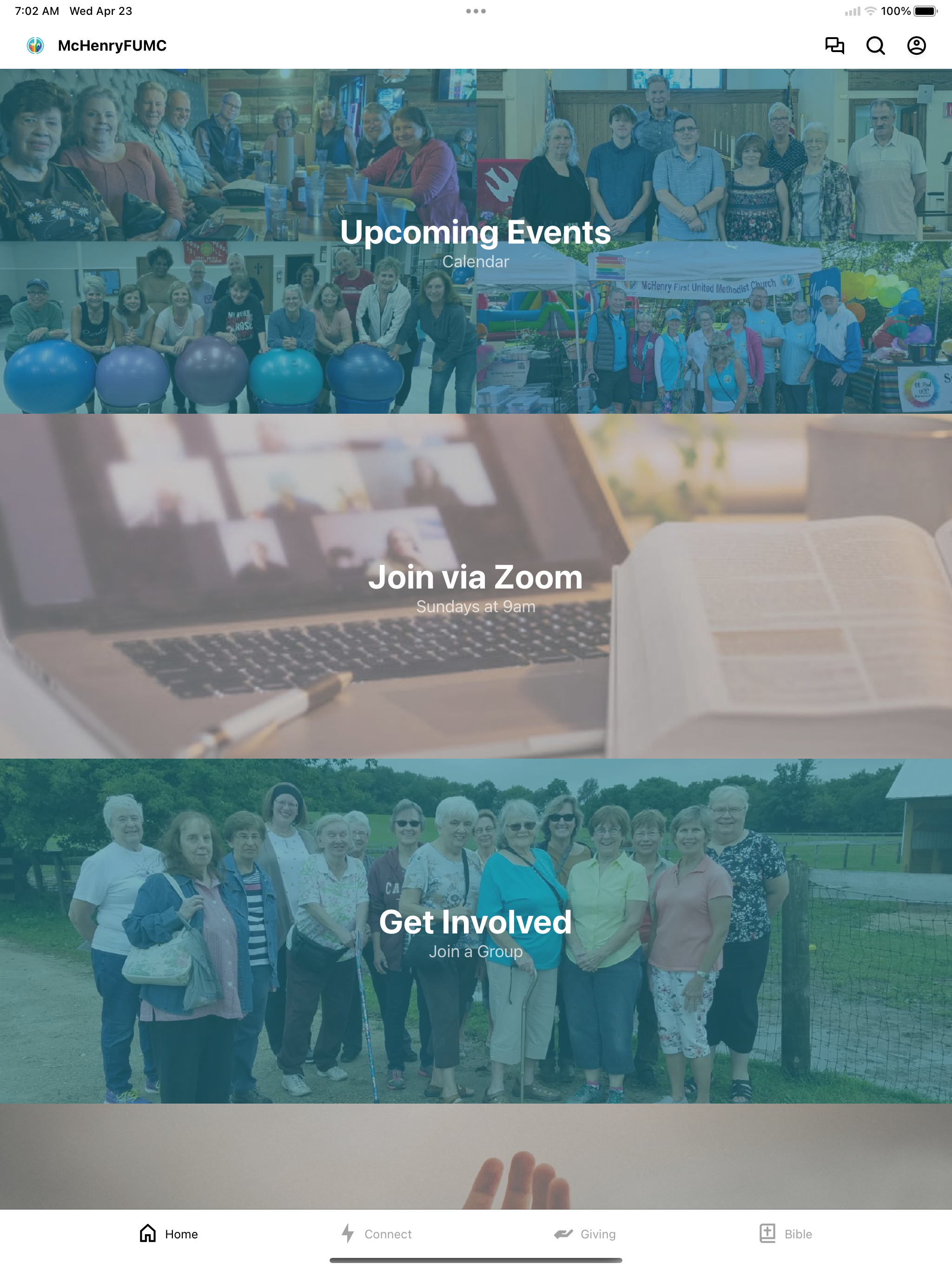 FUMC McHenry screenshot 4