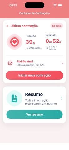 Contador de Contrações screenshot 1