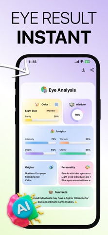 Iris AI: Eye Color Identifier iPhone screenshot