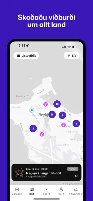 Eventa: Events in Iceland screenshot 2
