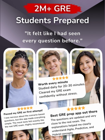 GRE Prep guide 2026 - GreFocus iPad screenshot