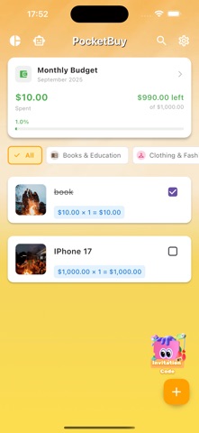 PocketBuy Screenshot 2 of 4