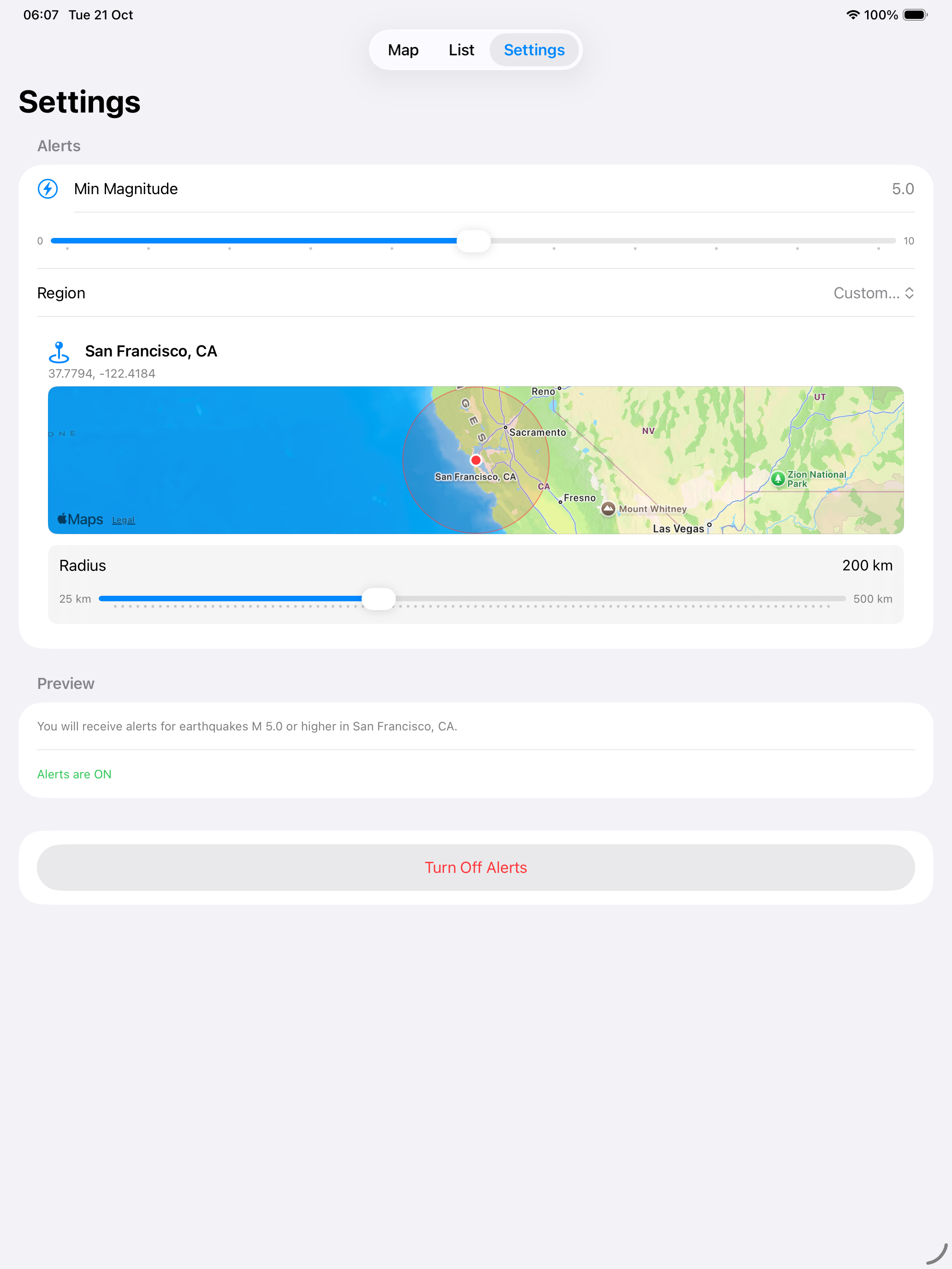 Earthquake Tracker & Monitor screenshot 5