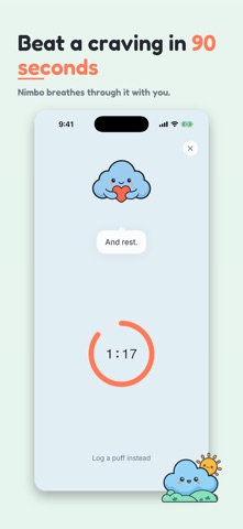 Quit Vaping Tracker - HalfPuff Screenshot 3 of 7
