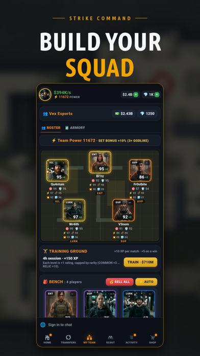 Strike-Command: Idle Esports Screenshot 3 of 8