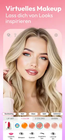 Screenshot von YouCam Makeup: Face Editor auf dem iPhone 2