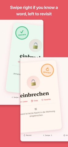 German Words Flashcards Screenshot 5 of 9