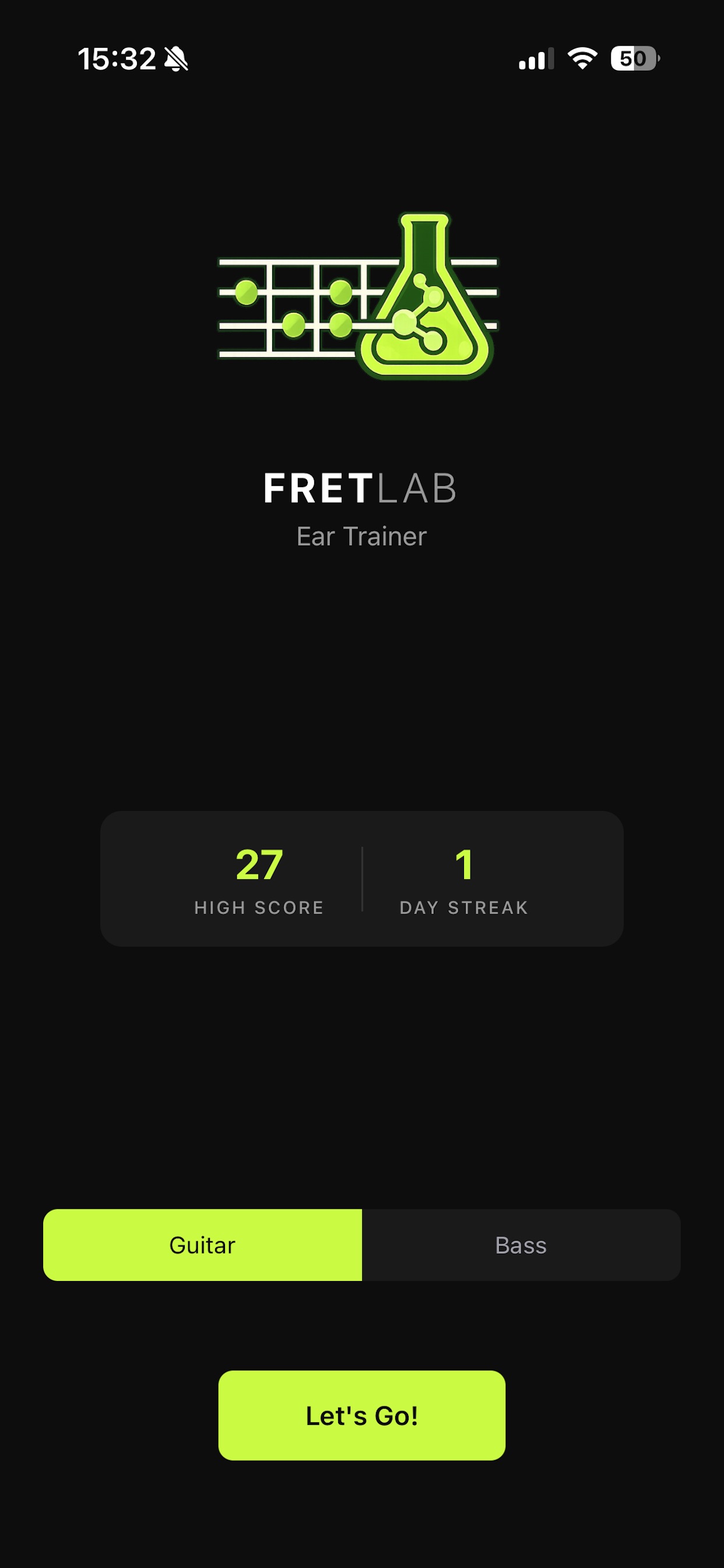 Screenshot 1 of FretLab Ear Trainer