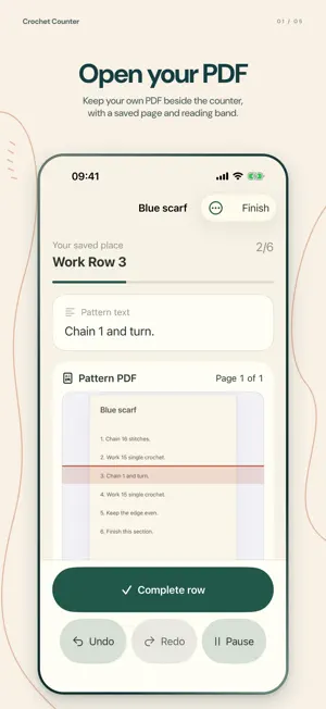 Crochet Row Counter: Patterns screenshot 1