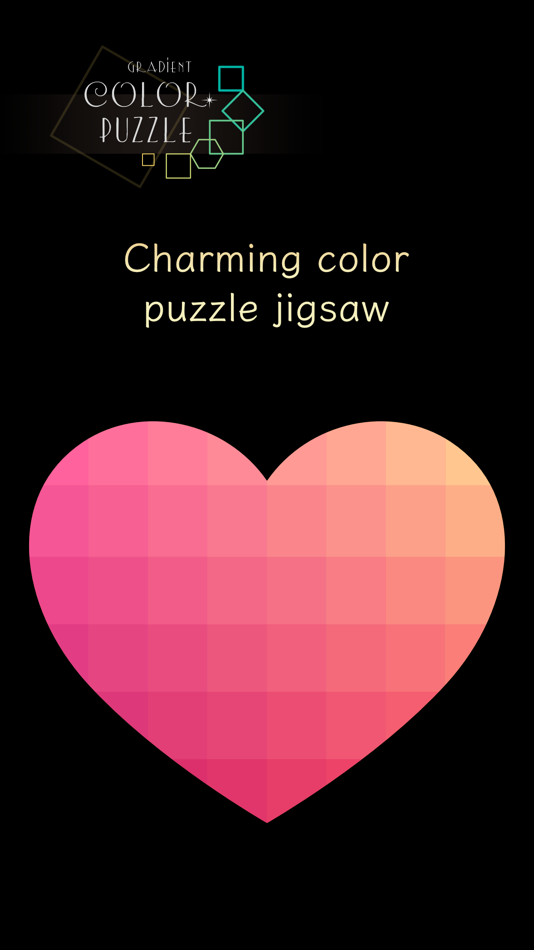 #2. Gradient Color Puzzle (iOS) Podle: mei lien lin