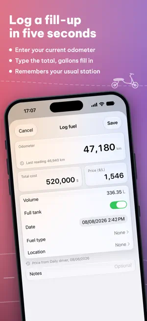 Pitbook: Fuel & Service Log screenshot 3