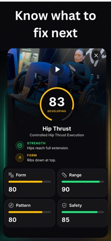 Deadlift AI: Form Check Coach iPhone screenshot