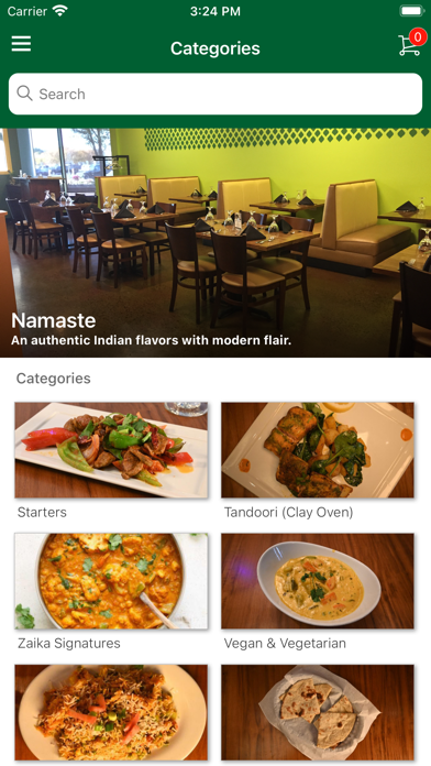 Zaika Indian Cuisine Littleton Screenshot