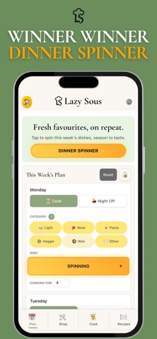 Lazy Sous | 晚餐转盘 screenshot