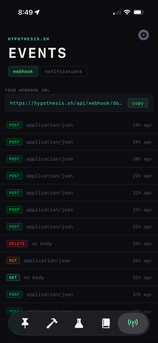 hypothesis.sh Screenshot 4 of 4