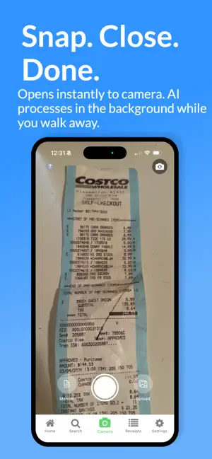 Vouch AI: Receipt Scanner screenshot 1