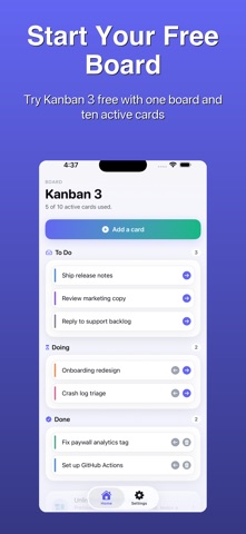 Kanban Board - Task Manager Screenshot 5 of 5