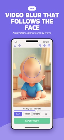 Blur Your Bub - Face Blur App screenshot
