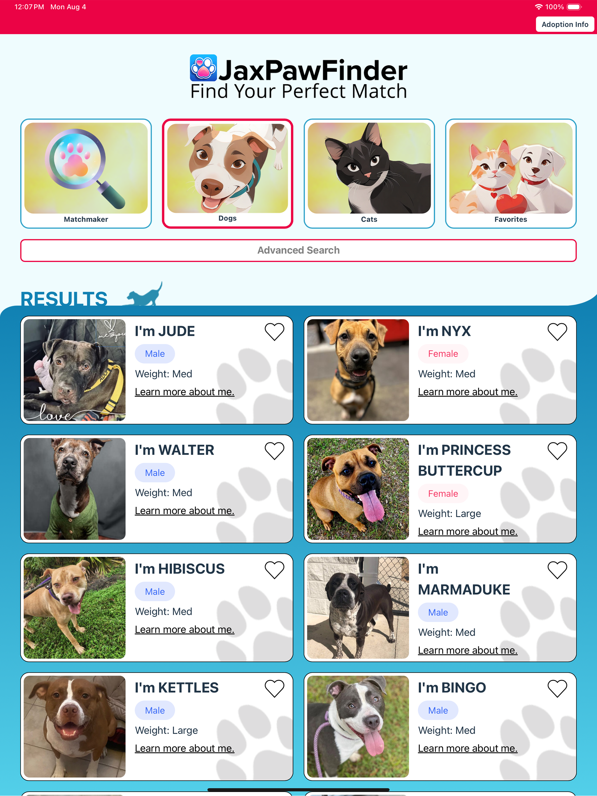 JAXPawFinder