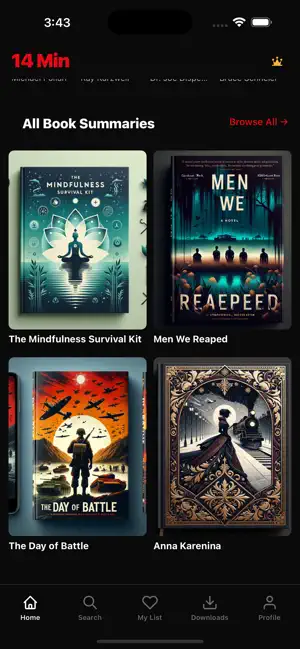 14-Min Book Summaries Audio screenshot 3