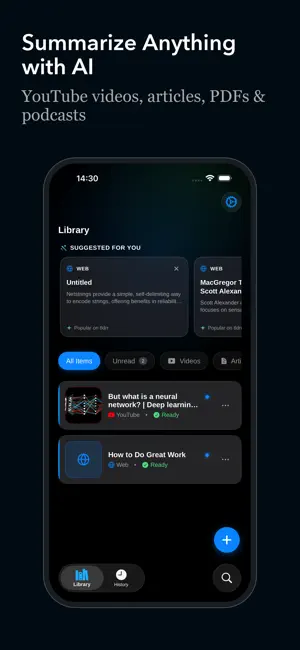 AI TLDRR screenshot 1