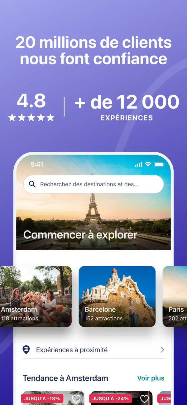 Screenshot #2 pour Tiqets - Musées & Attractions