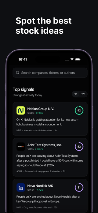 Quantral: Stock Signals Screenshot 2 of 10