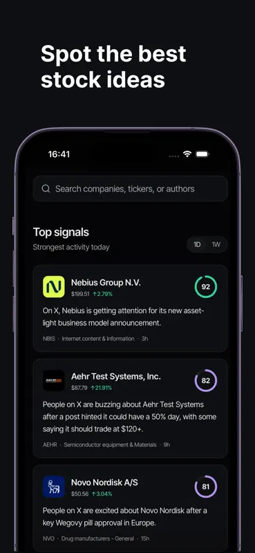Quantral: Stock Signals screenshot 2 of 10