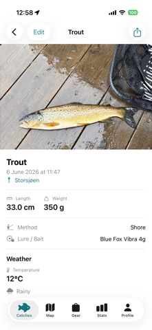 Catchbook — Fishing Journal screenshot