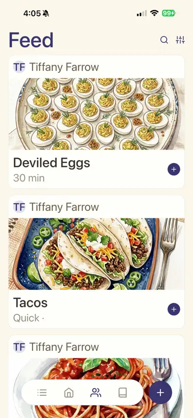 Tonight meal planner screenshot 2