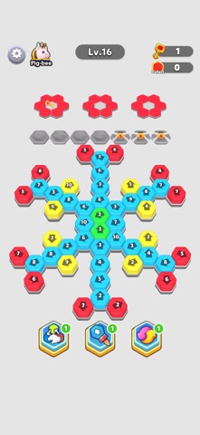 Bee Away - Hexa Out Puzzle iPhone screenshot